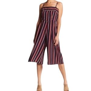 Socialite Wide Leg Trouser Capri Jumpsuit  Sz S